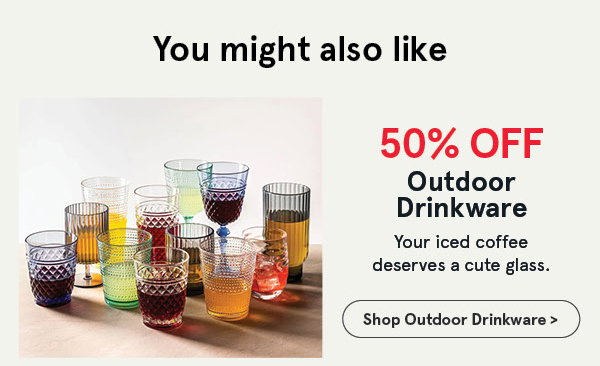 Outdoor Drinkware 50% off