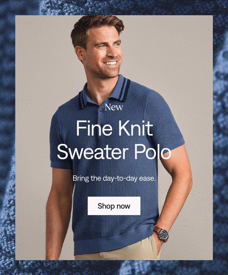Fine Knit Sweater Polo