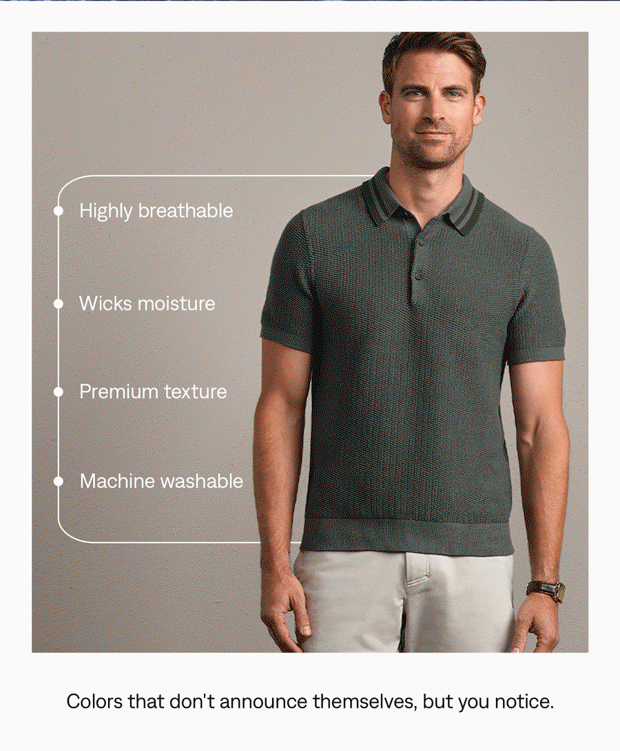 Fine Knit Sweater Polo
