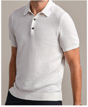 Fine Knit Sweater Polo