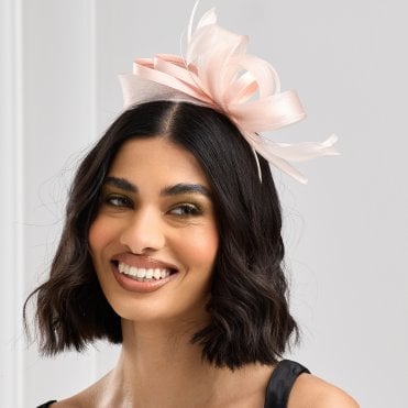 Jon Richard Pink Medium Fascinator Headband