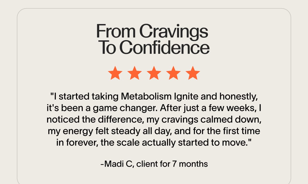 From Cravings  To Confidence