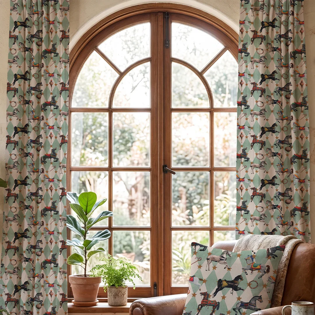 Carrie Neely Carousel Curtains