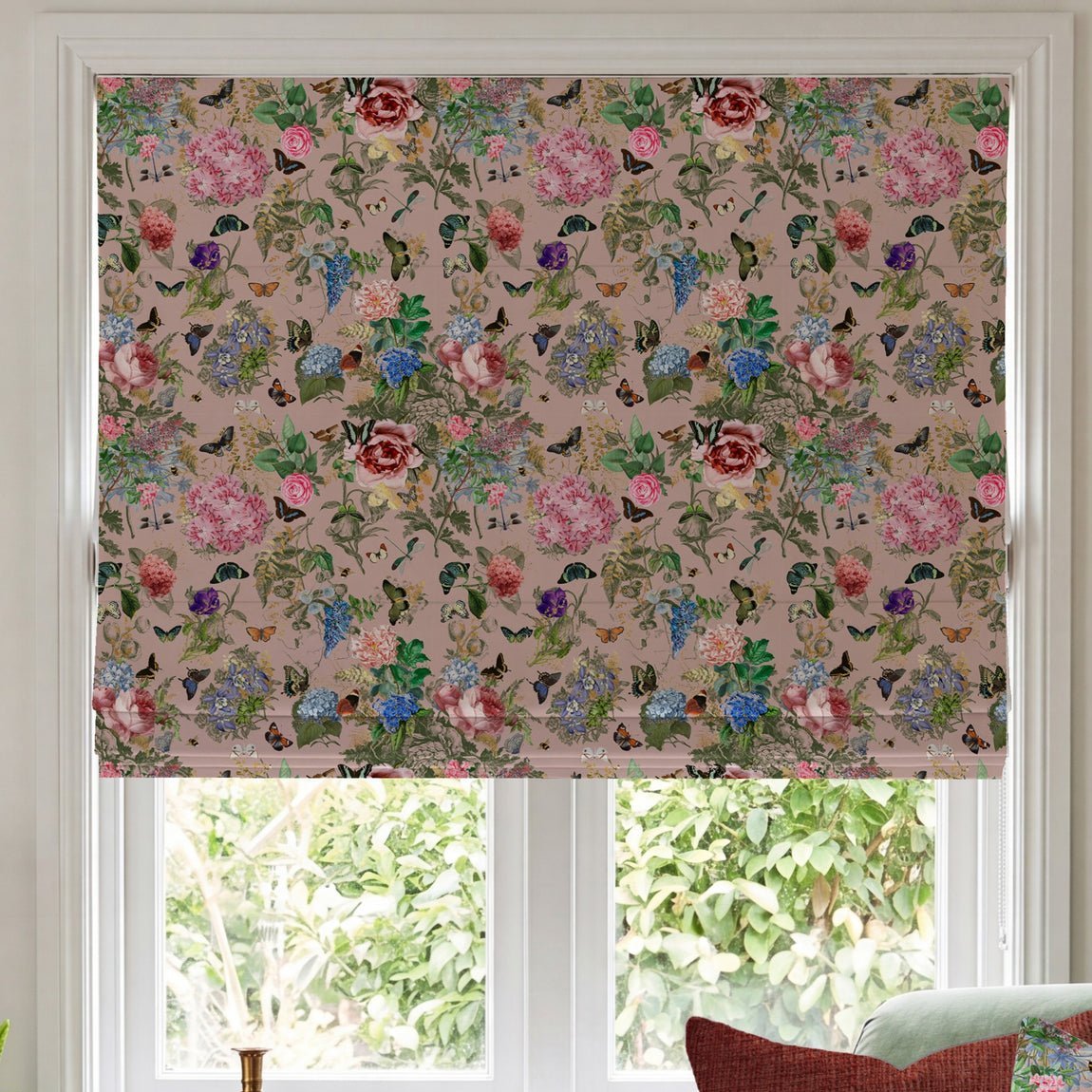 Carrie Neely  Paradise Roman Blind