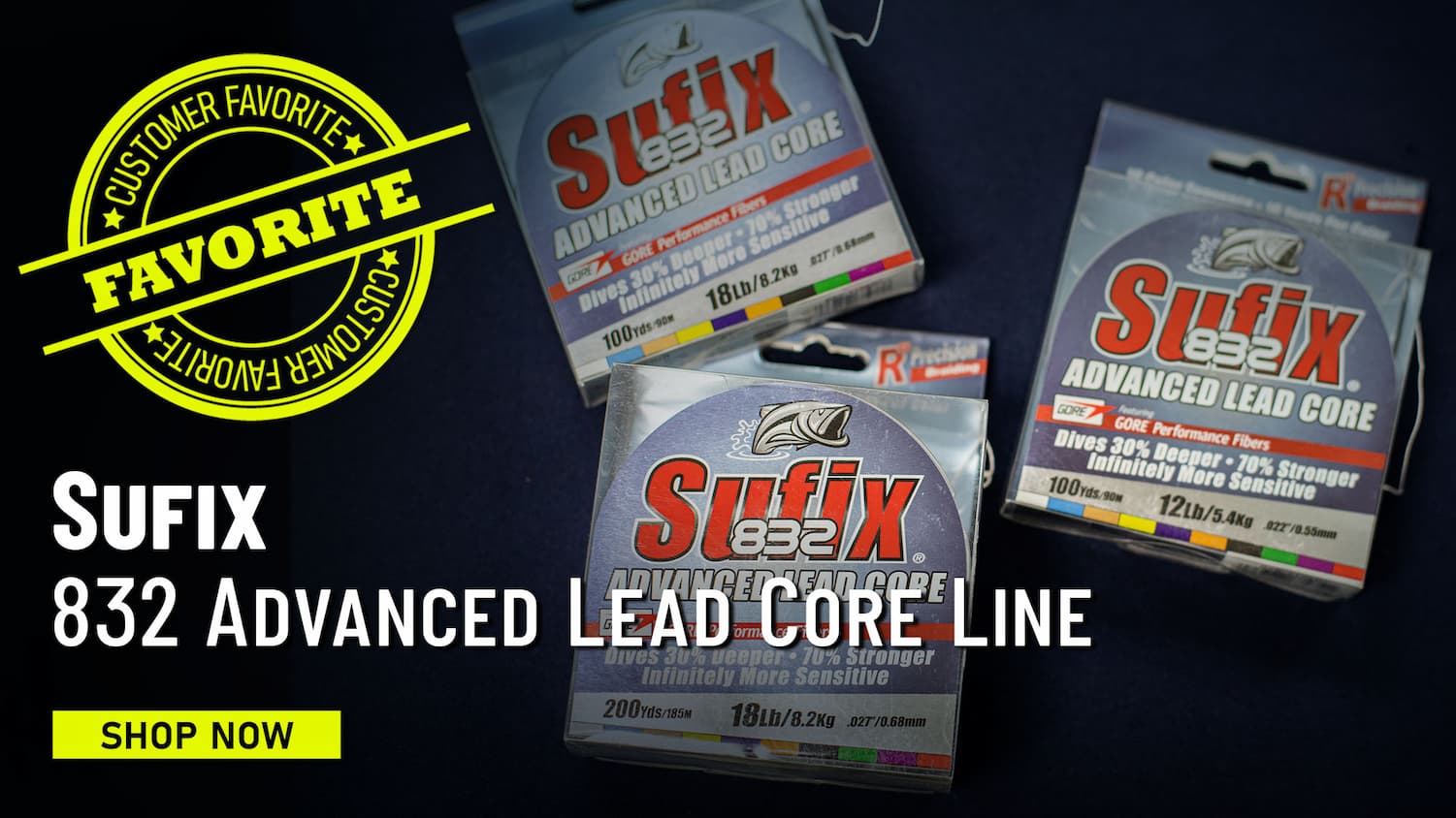 25% Off Sufix 832 Advanced Lead Core Line Shop Now