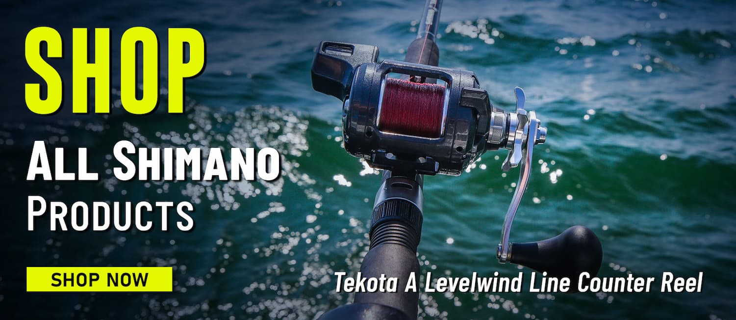 Shop All Shimano Products Tekota A Levelwind Line Counter Reel Shop Now