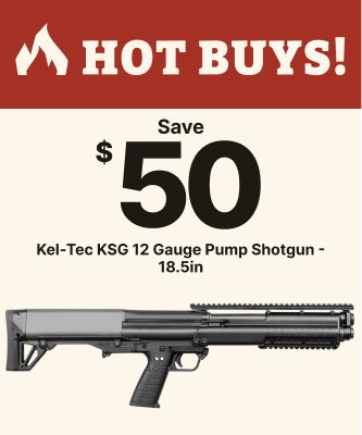 Save $50 on Kel-Tec KSG 12 Gauge Pump Shotgun - 18.5in