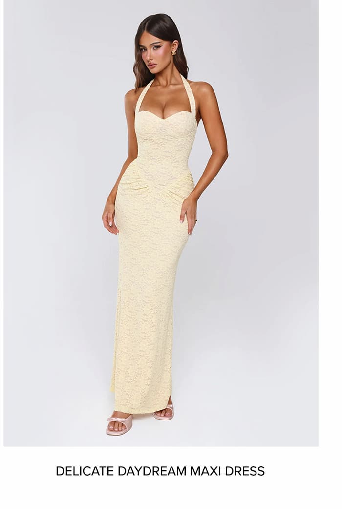 DELICATE DAYDREAM MAXI DRESS