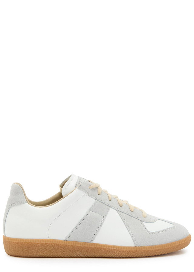 MAISON MARGIELA Replica panelled leather sneakers