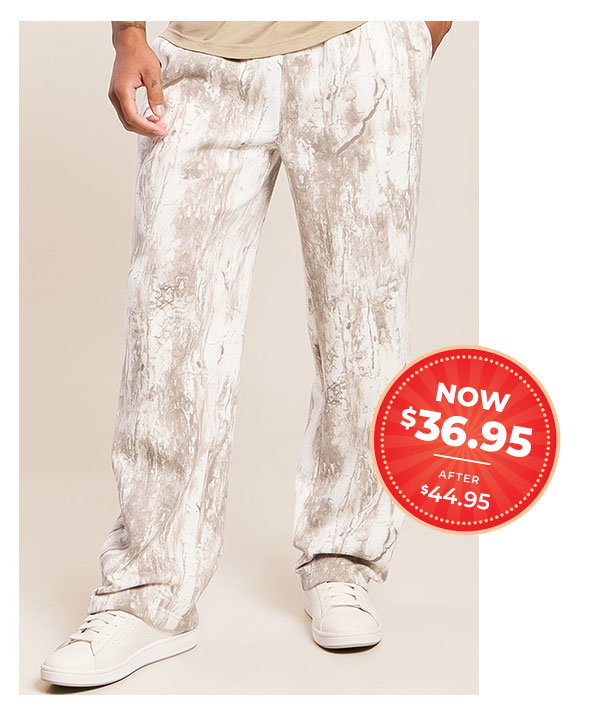 Camo Wide Leg Stretch