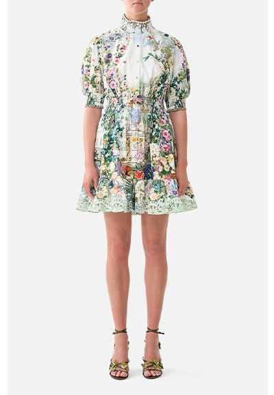 SHORT DRESS WITH SHIRRED WAIST | ART FOR THE EMPRESS