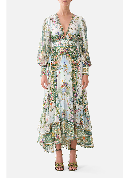 LONG FIT AND FLARE DRESS | ART FOR THE EMPRESS