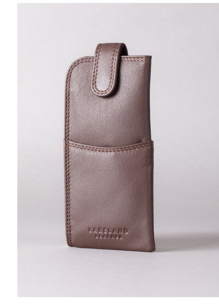 Leather Glasses Case Brown
