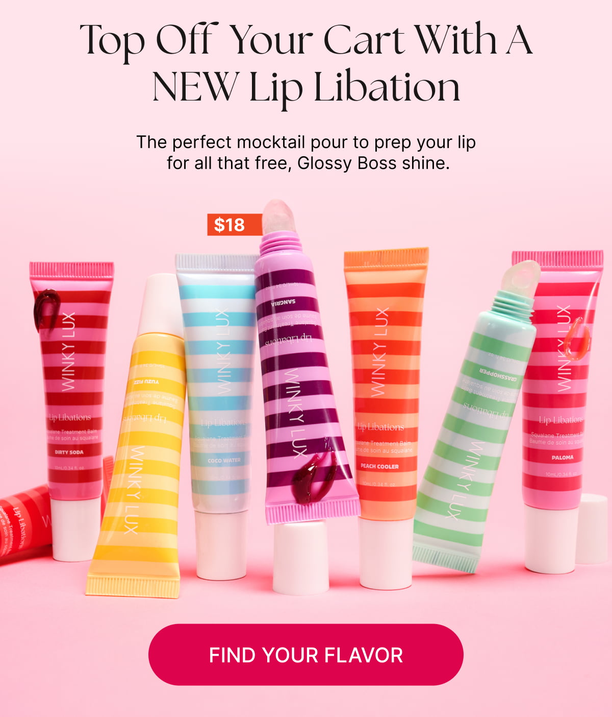 Top Off Your Cart With A NEW Lip Libation