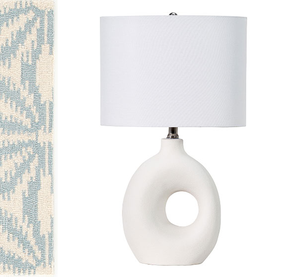 Shop 23-inch Ceramic Cutout Chamber Table Lamp