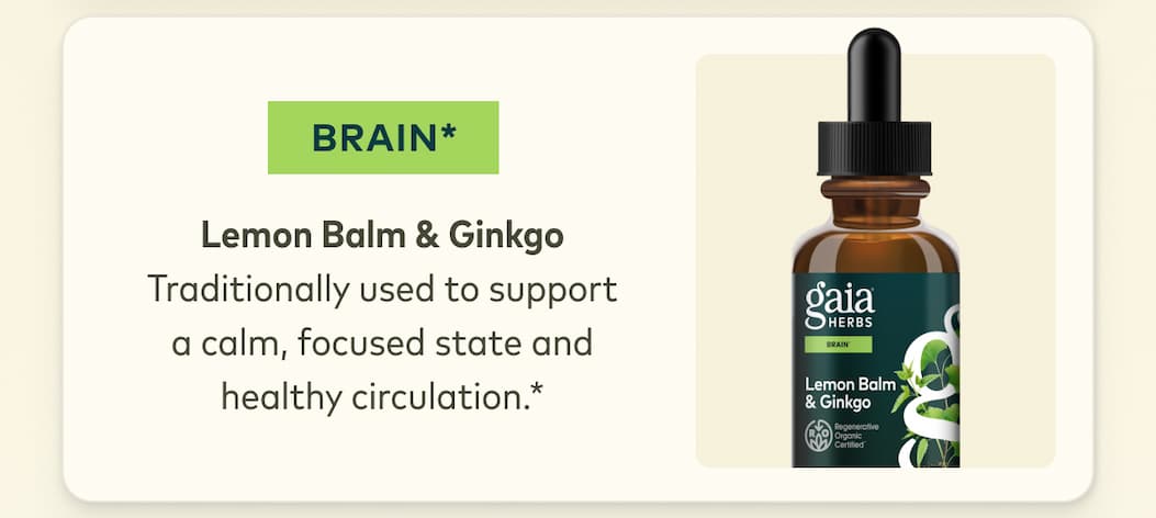 Lemon Balm & Ginkgo