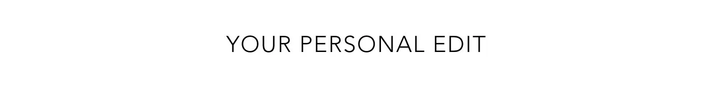 Your Personal Edit