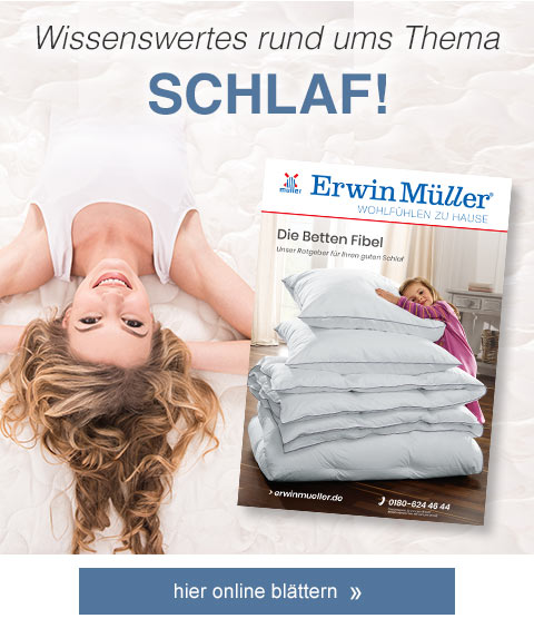 Wissenswertes rund ums Thema Schlaf! Hier online blättern!