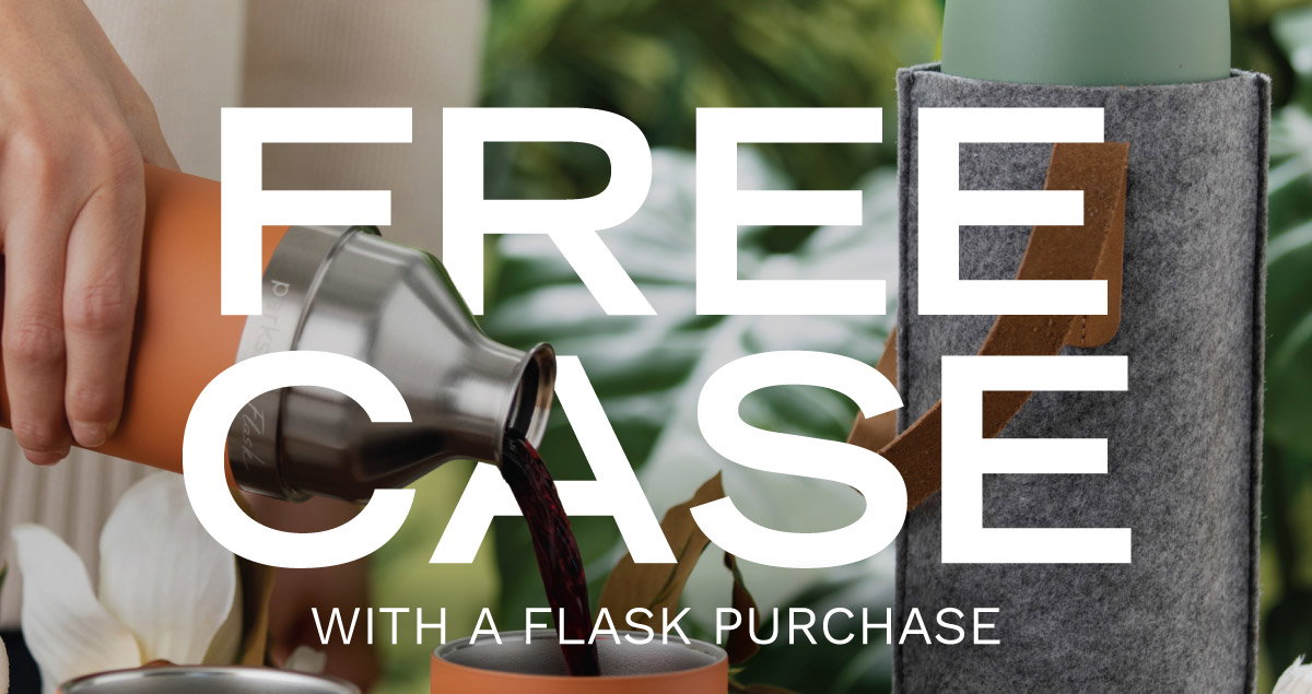 FREE CASE with a flask purchase