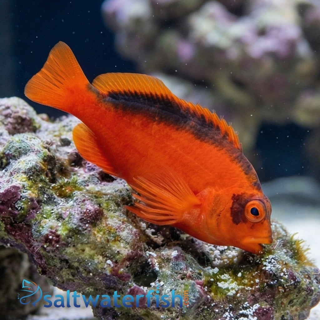 Flame Hawkfish featured specimen