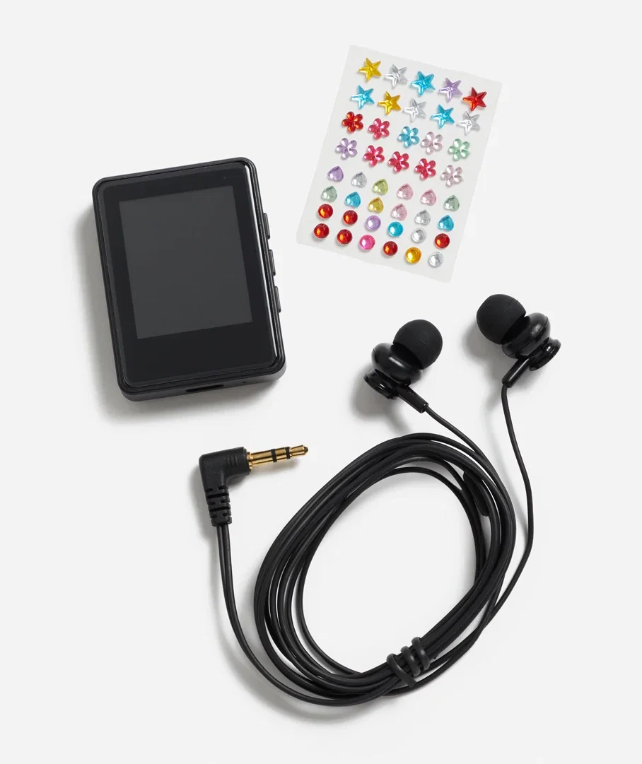 RHINESTONE DIY MP3 PLAYER - BLACK