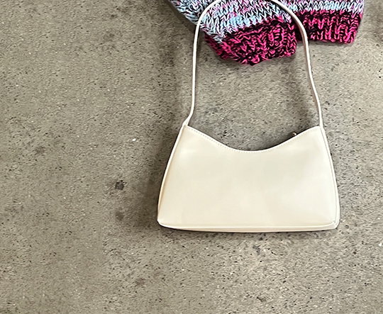 HAILEY SHOULDER BAG - BONE
