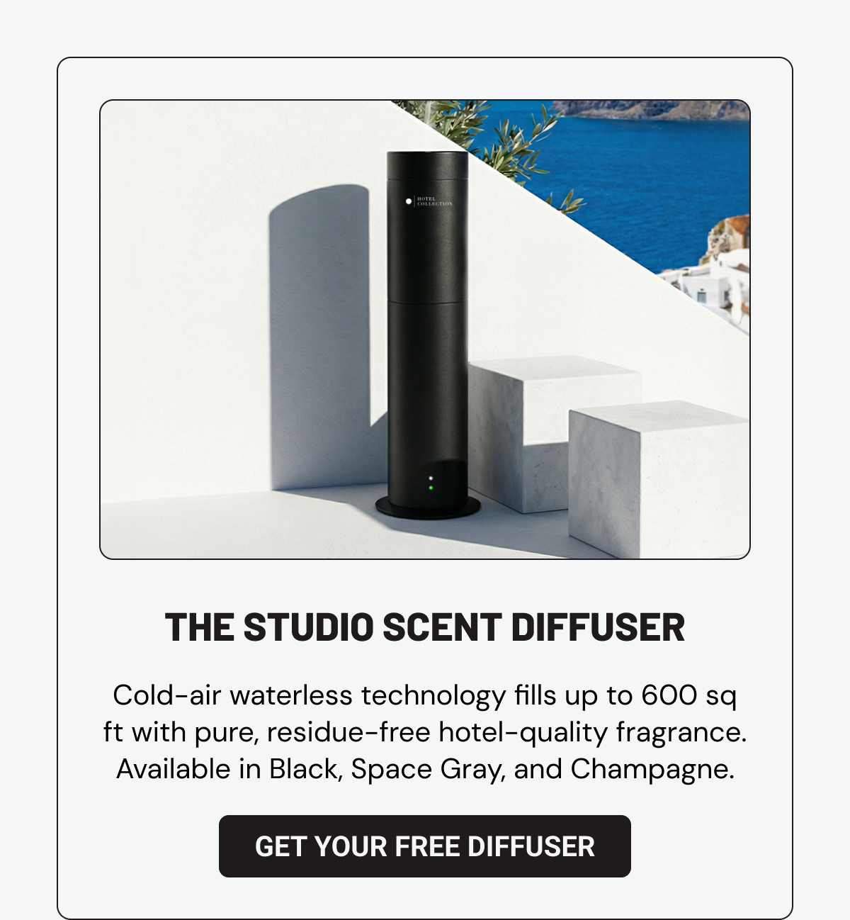 Studio Scent Diffuser card