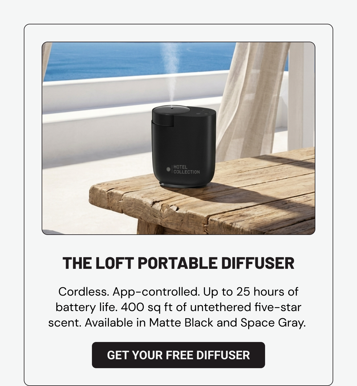 Loft Portable Diffuser card