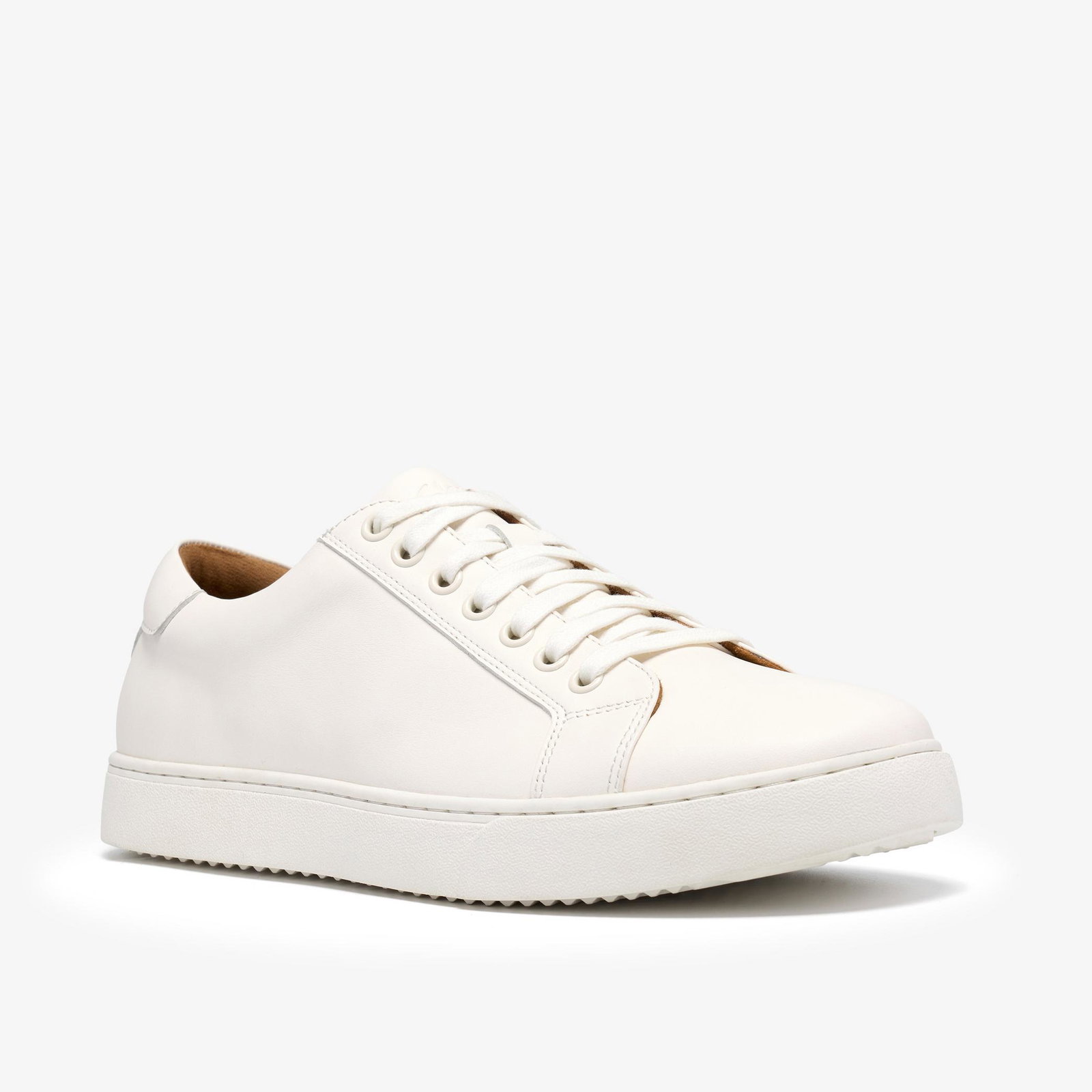 Shop Lockton Lace Shoe White Leather