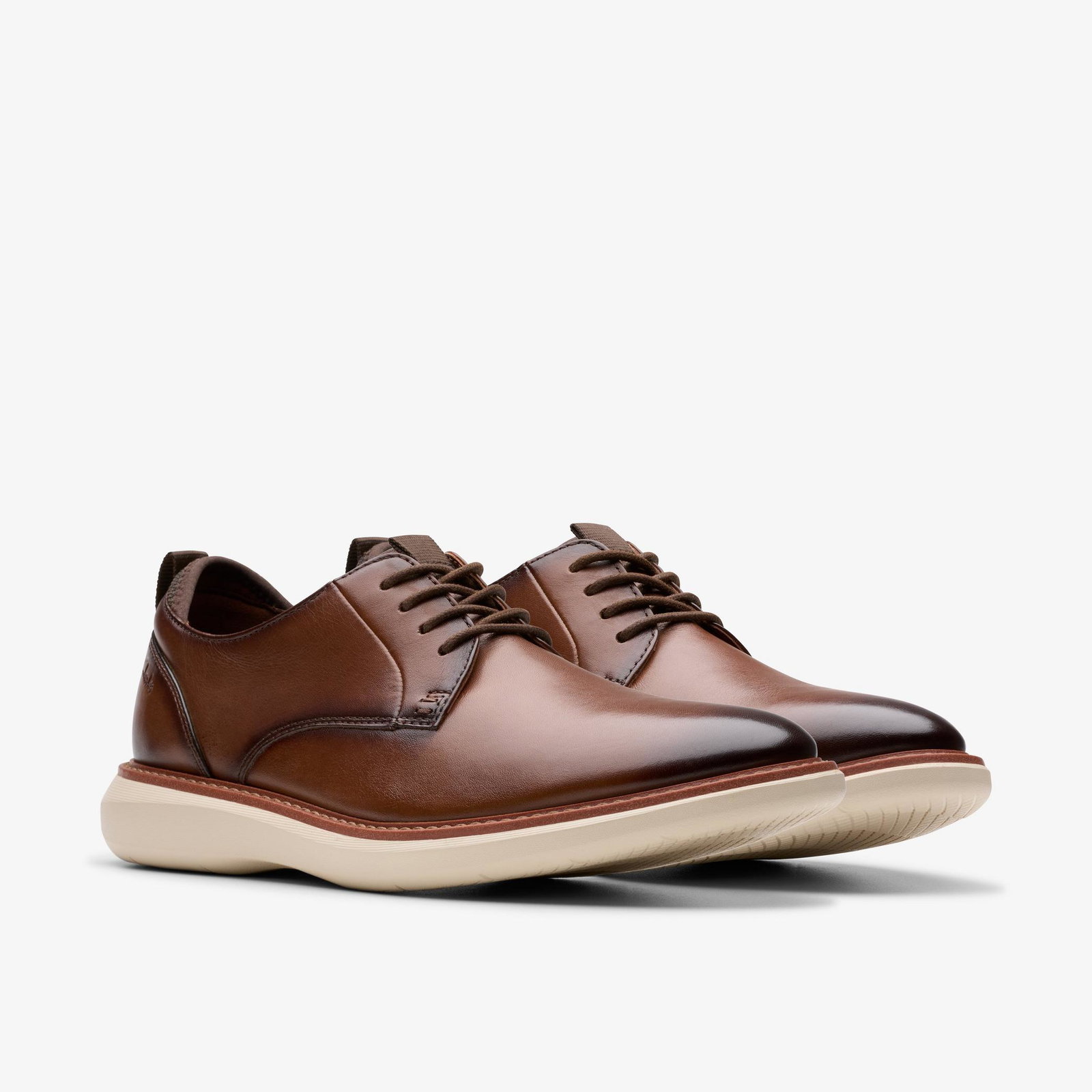 Shop Brantin Plain Dark Tan Leather