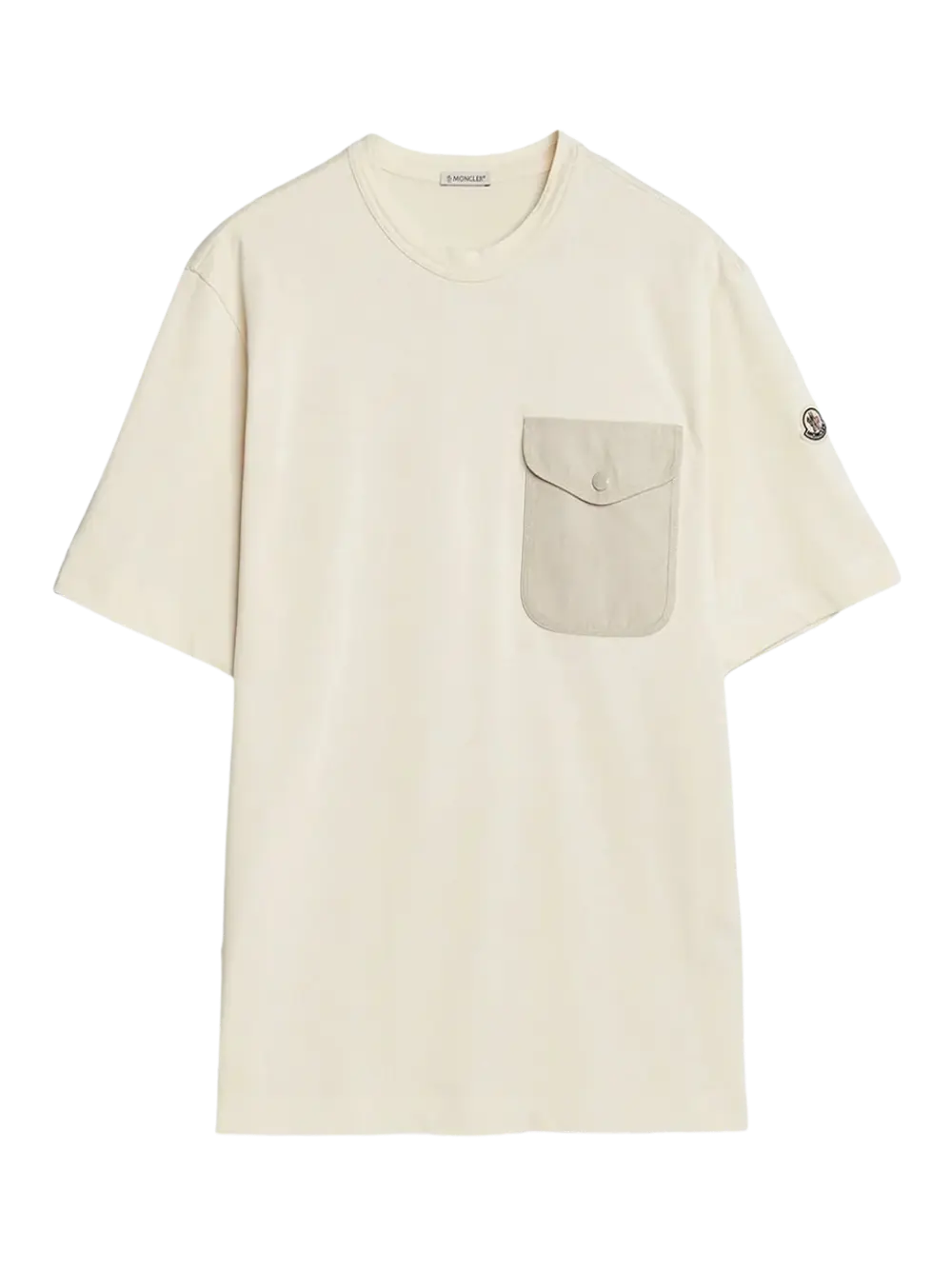Moncler Men Pocket T-Shirt Cream.1