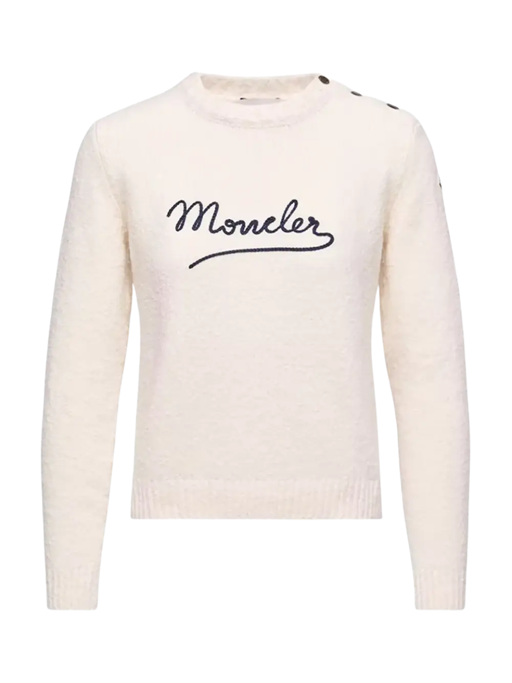 Moncler Women Girocollo Jumper White
