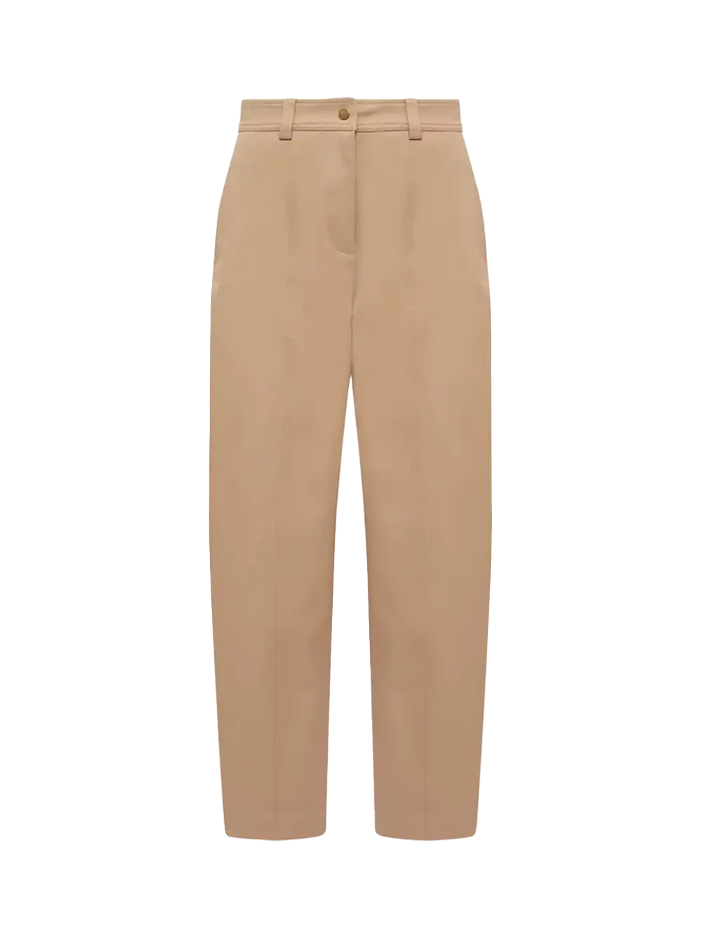 Moncler Women Straight Leg Trousers Brown