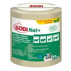 Image of Bloc à lécher SODI NAT + UAB 11 Kg à l'unité ou en palette