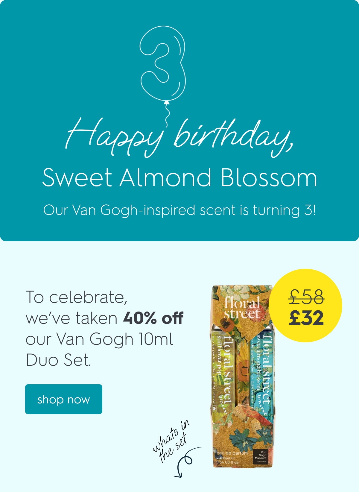 Happy birthday, Sweet Almond Blossom