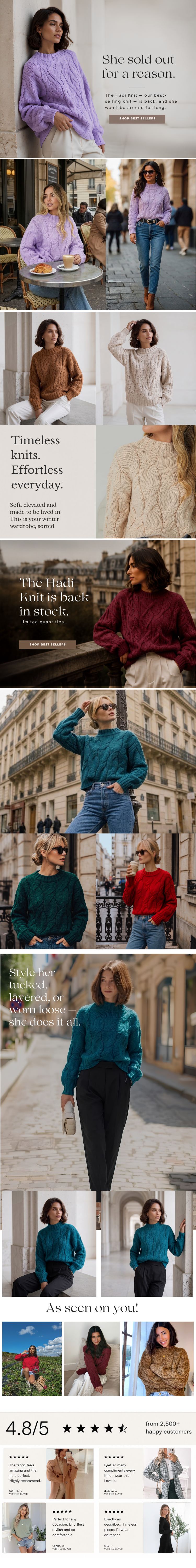 new arrivals