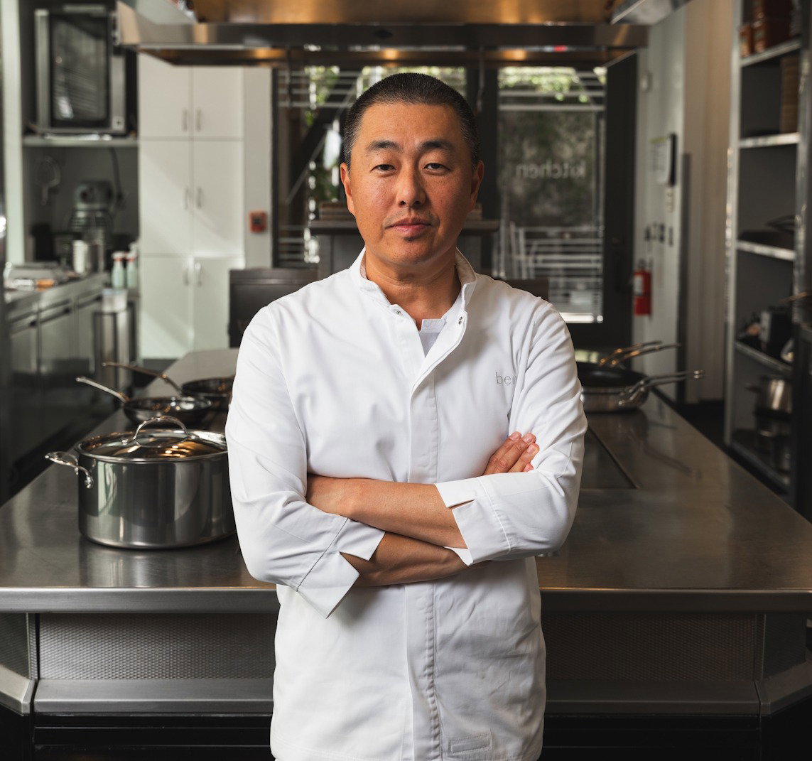 IMG: Chef Corey Lee inside Michelin-starred restaurant Benu's kitchen
