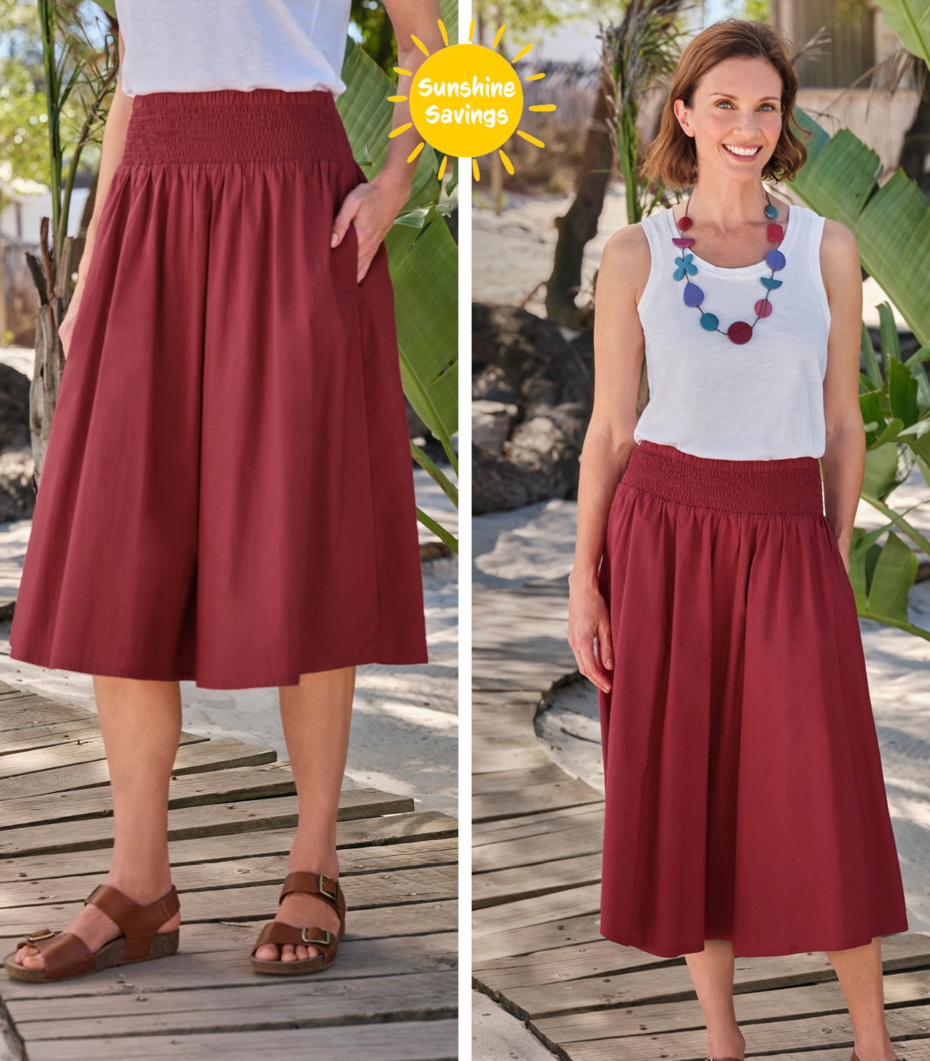 Elasticated Waist Skirt