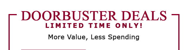 Doorbuster Deals!