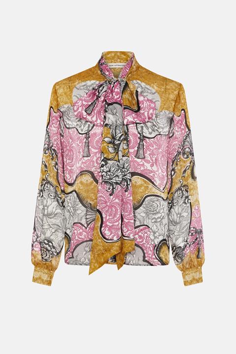 Ines Blouse Rocaille Lace Rose