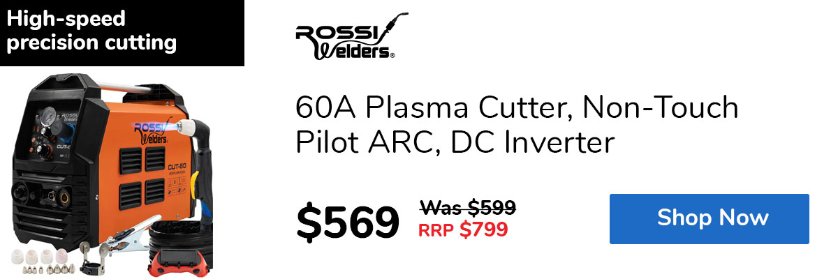 60A Plasma Cutter, Non-Touch Pilot ARC, DC Inverter