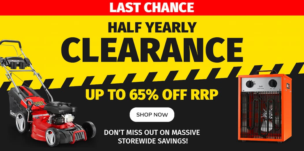 Half Yearly Clearance UP TO 65% OFF RRP