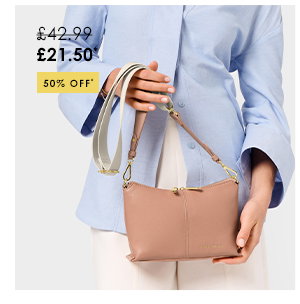  Laila Crossbody Bag in Peony Blush