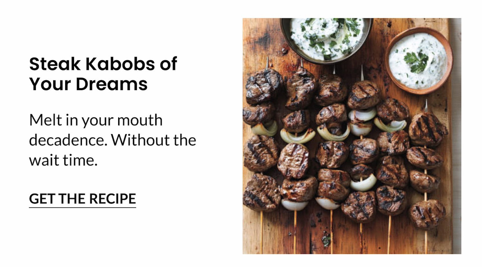 STEAK KABOBS OF YOUR DREAMS | GET THE RECIPE