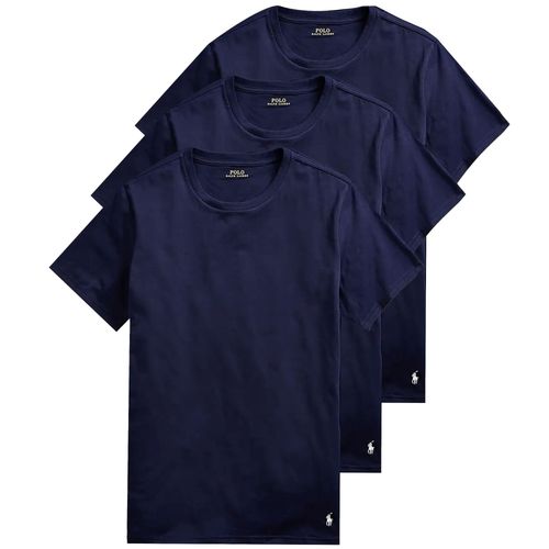 Polo Ralph Lauren Crewneck 3-Pack T-Shirts - Navy