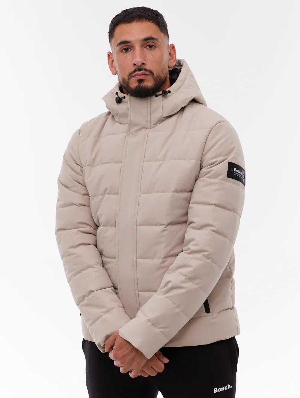 Image of Evolo Puffer Jacket - Beige