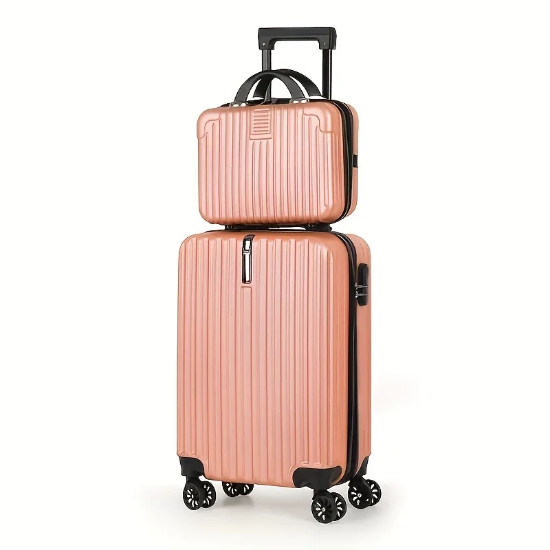 Image of 2-Piece Spinner Luggage Set – 20” Carry-On & 14” Crossbody Handbag