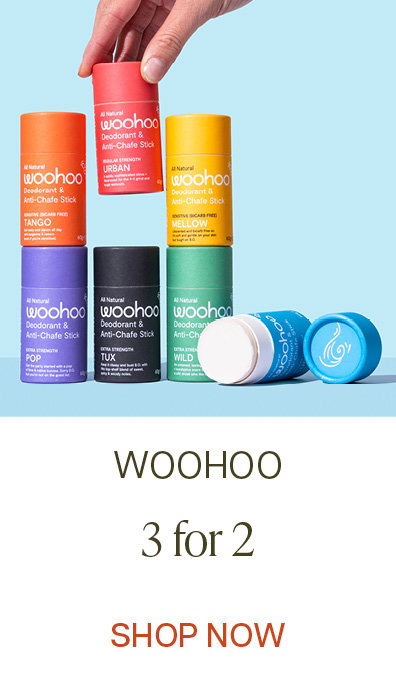 Shop 3 for 2 on Woohoo