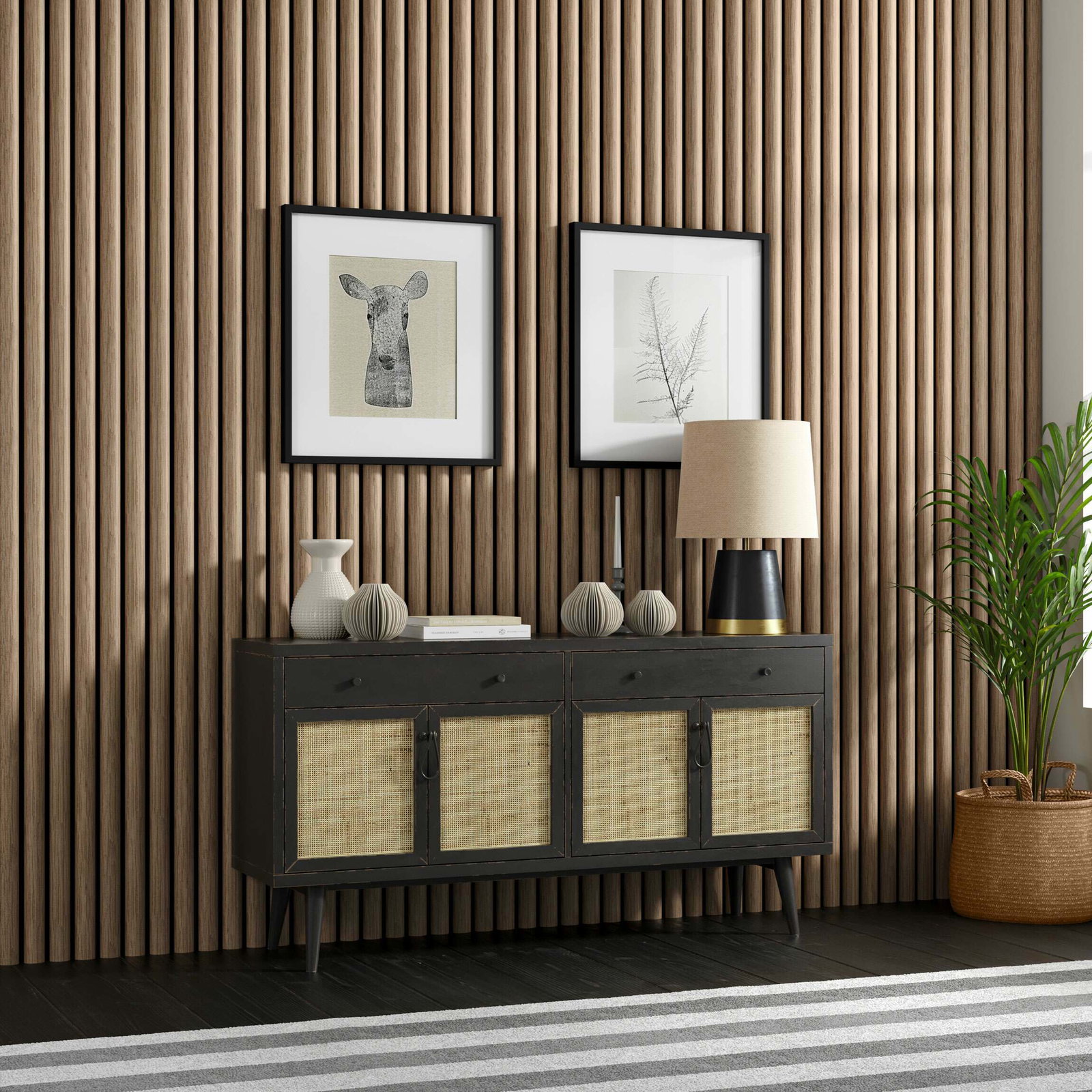 Image of Trepanel® Smoked Oak Curve