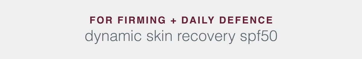 dynamic skin recovery spf50
